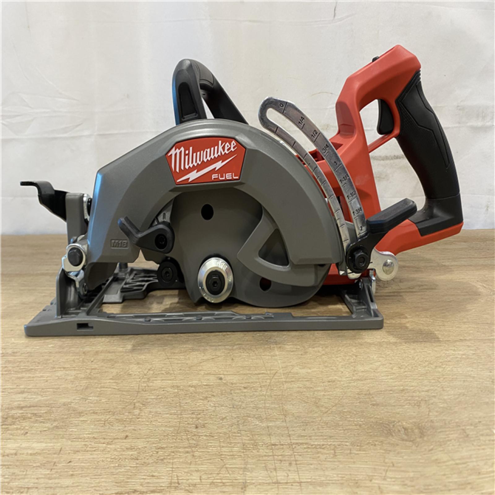 AS-IS Milwaukee FUEL 18V Lithium-Ion Cordless 7-1/4 in. Rear Handle Circular Saw (Tool-Only)