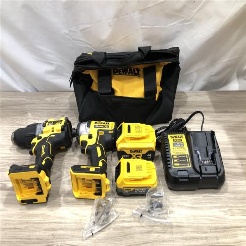 AS-IS Dewalt DCK249E1M1 20V MAX XR Lithium-Ion 1/2 in. Cordless Hammer Drill Driver/Impact Driver Combo Kit