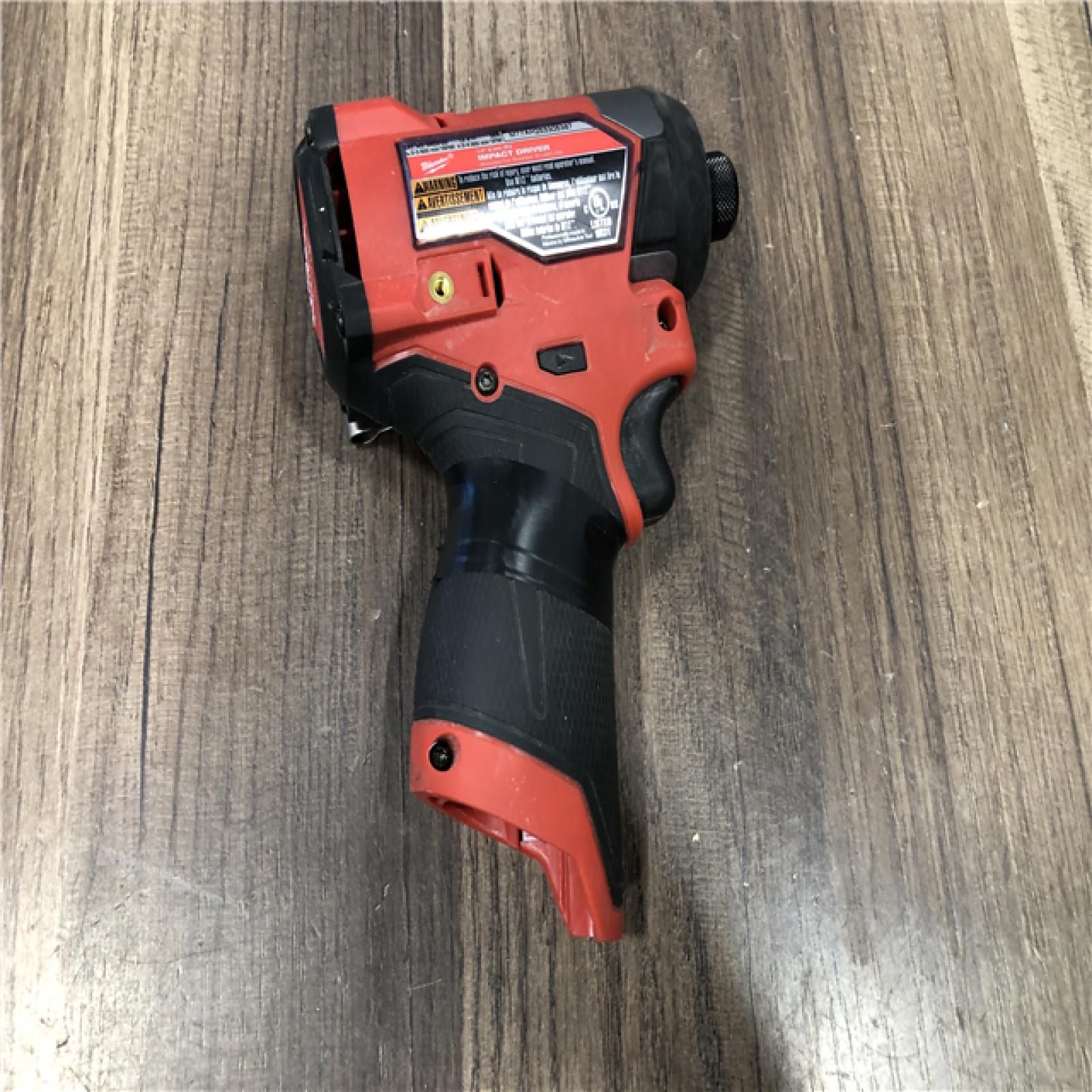 AS-IS Milwaukee FUEL 12V Lithium-Ion Brushless Cordless 1/4 in. Hex Impact Driver (Tool-Only)