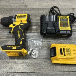 AS-IS DEWALT Atomic 20V Lithium-Ion Cordless Compact 1/2 in. Drill/Driver Kit