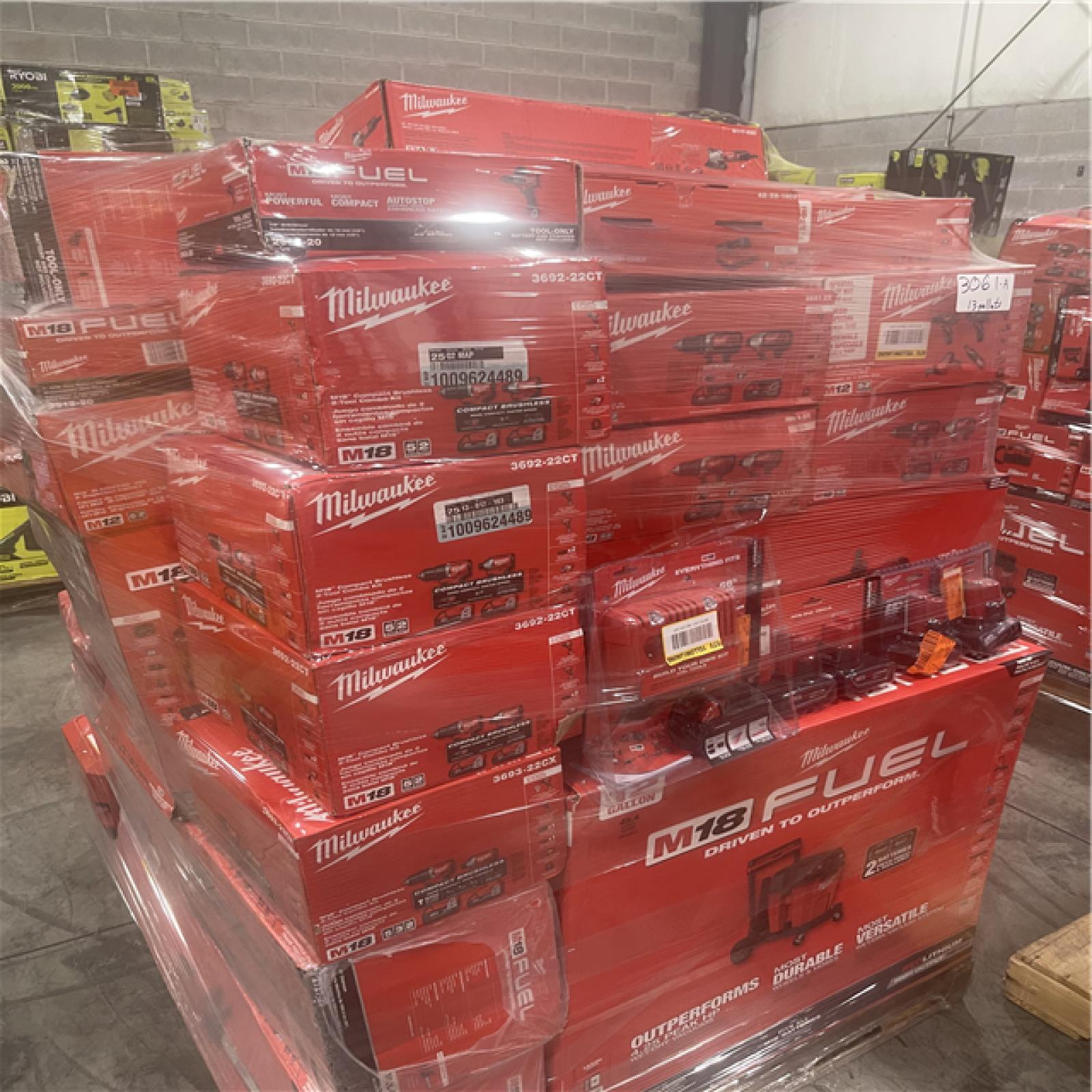 Pittston Location As-Is Power Tools Partial Truckload (13 Pallets) 3061-A