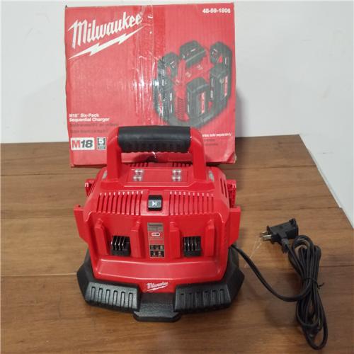 California AS-IS Milwaukee M18 Six-Pack Sequential Charger