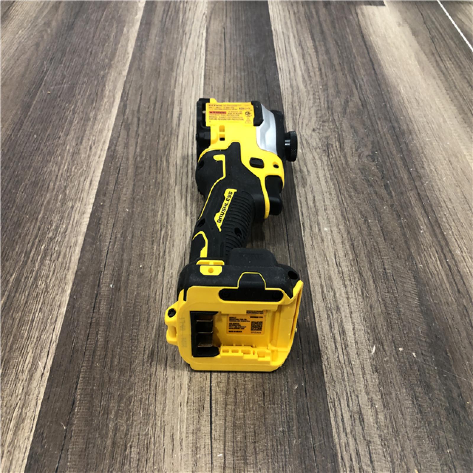 AS-IS DEWALT ATOMIC 20V MAX Cordless Brushless Compact 1/4 in. Impact Driver (Tool Only)