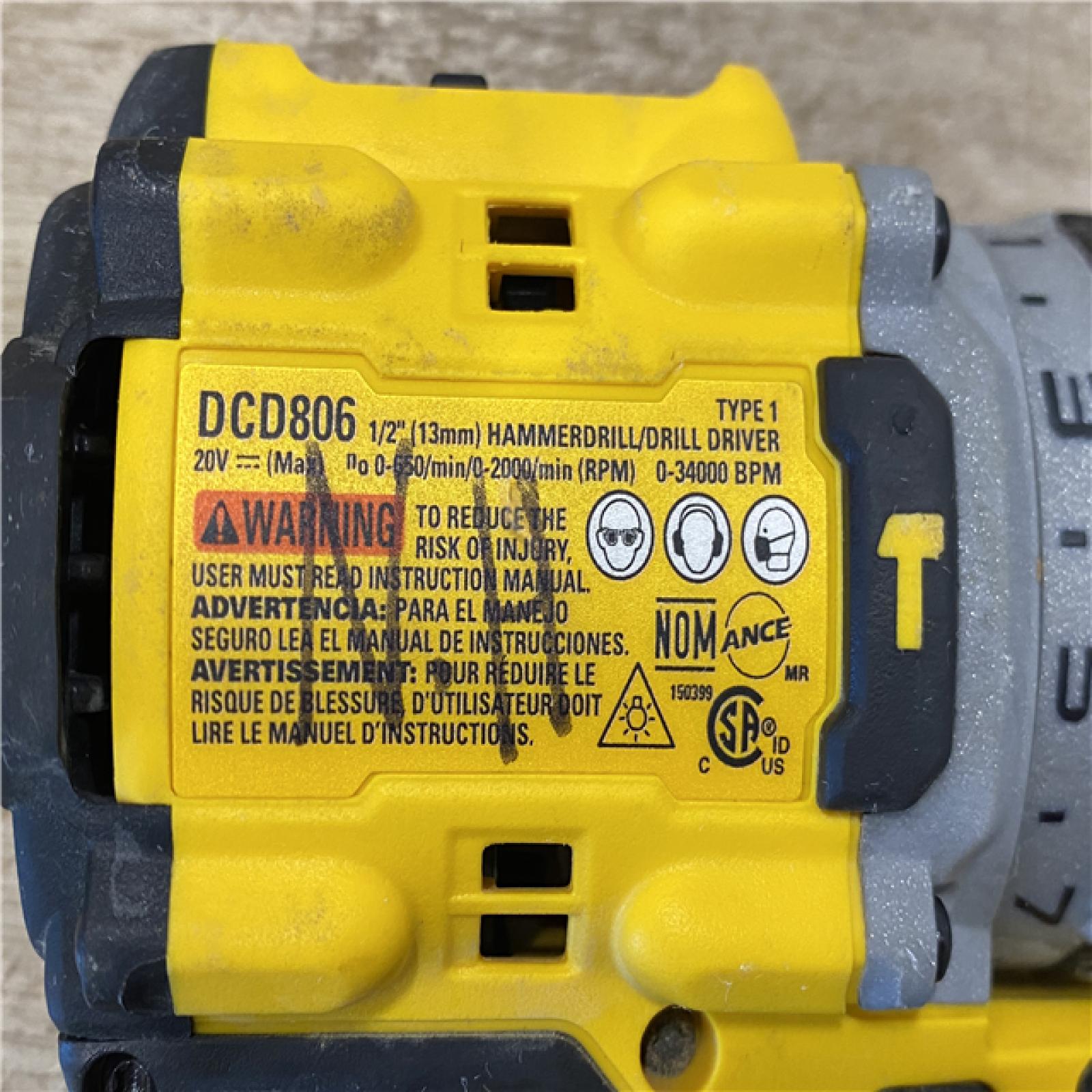 AS-IS DeWalt 20V MAX XR 1/2 in. Brushless Cordless Hammer Drill Tool Only