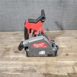 HOUSTON LOCATION - AS-IS Milwaukee M18 FUEL 18V Lithium-Ion Cordless Brushless 6-1/2 in. Plunge Cut Track Saw (Tool-Only)