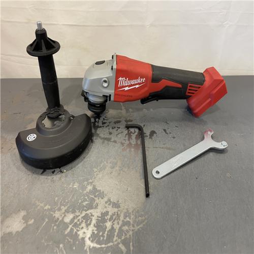 AS-IS - Milwaukee M18 18V Lithium-Ion Brushless Cordless 4-1/2 in./5 in. Grinder w/Paddle Switch