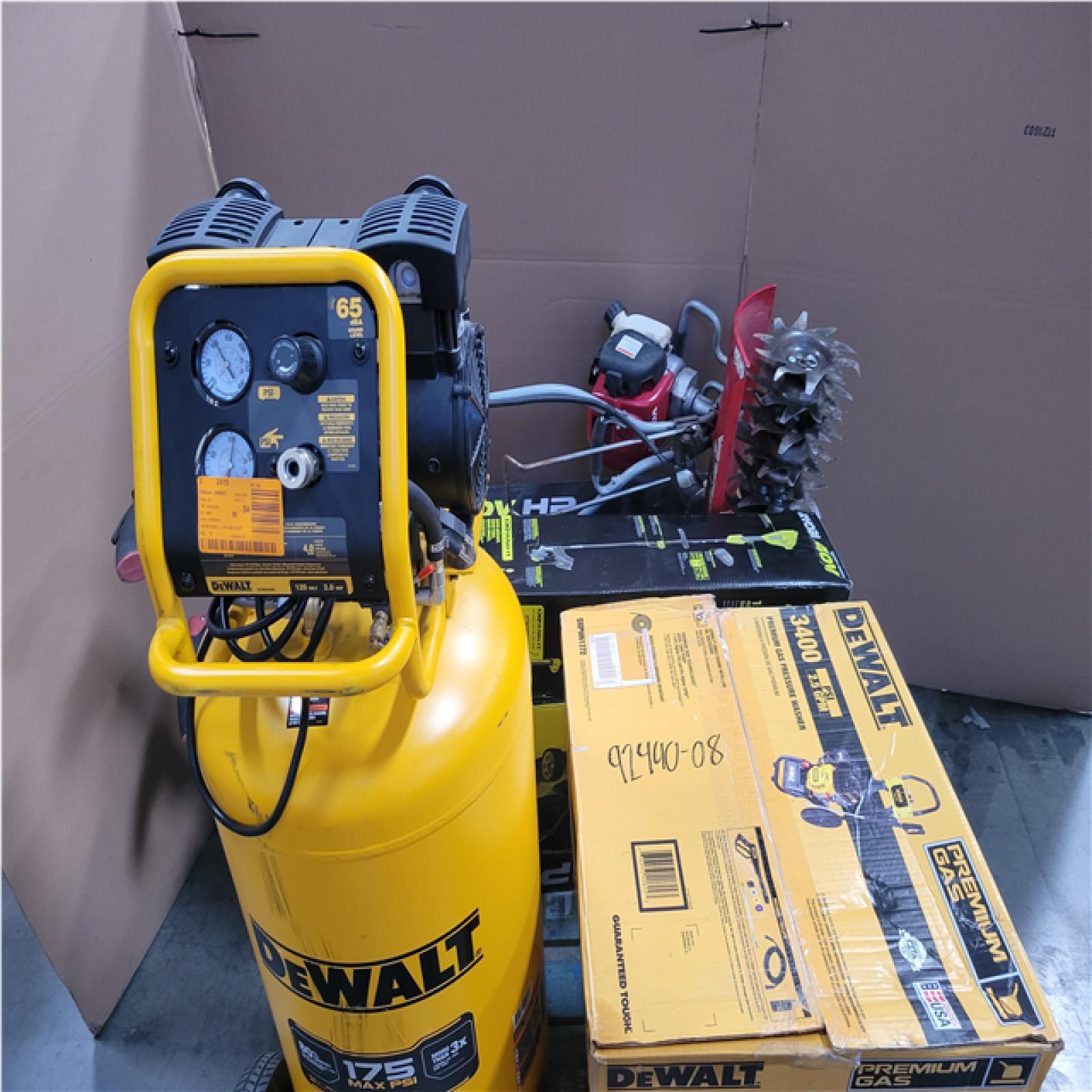 CALIFORNIA AS-IS OUTDOOR POWER EQUIPMENT