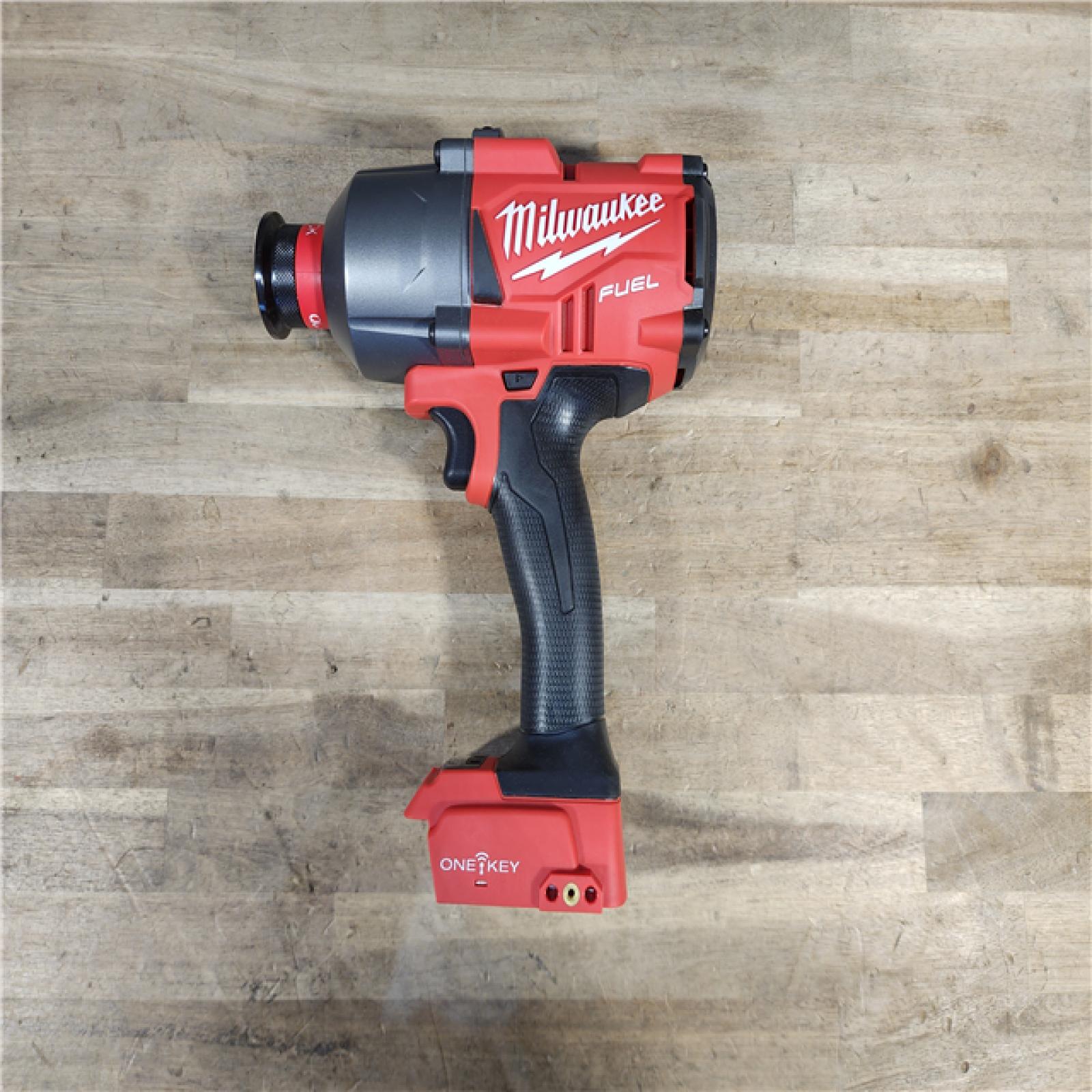 HOUSTON LOCATION - AS-IS (APPEARS LIKE NEW) Milwaukee M18 FUEL ONE-KEY 18-Volt Lithium-Ion Brushless Cordless 7/16 in. Hex High Torque Impact Wrench (Tool-Only)