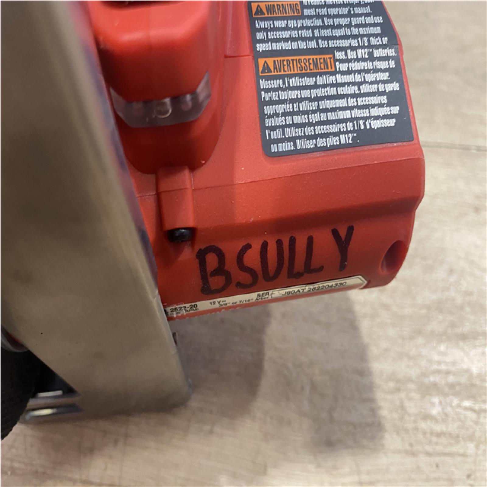 AS-IS Milwaukee FUEL 12V Lithium-Ion Brushless Cordless 3 in. Cut Off Saw (Tool-Only)