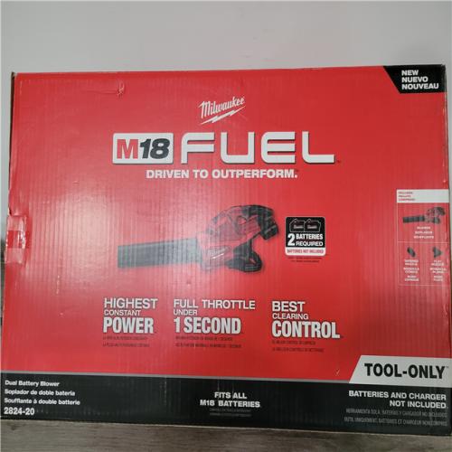 California AS-IS Milwaukee Dual Battery Blower (Tool Only) Appears in Excellent Condition