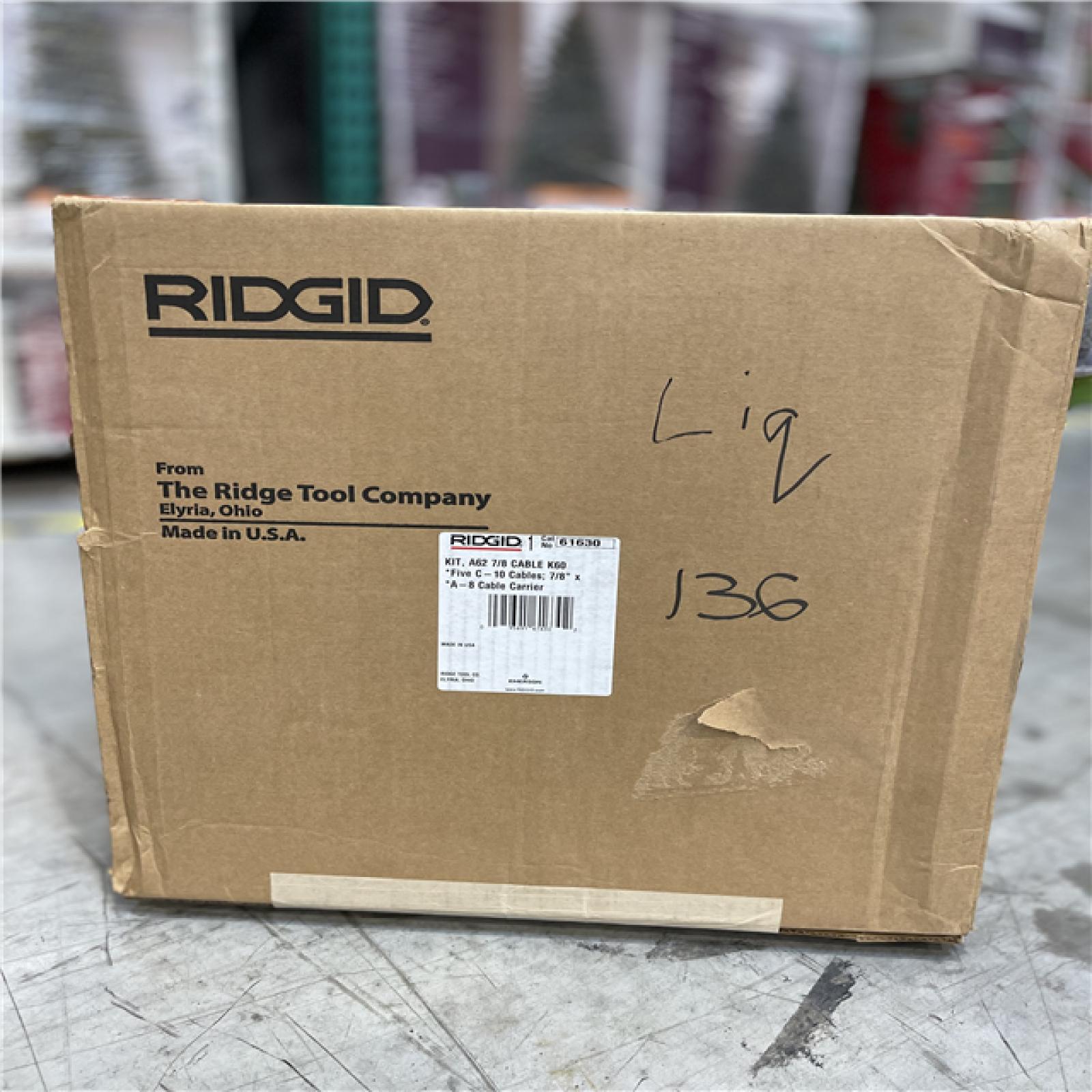 DALLAS LOCATION - RIDGID 7/8 in. x 15 ft. A-62 5 Sectional Cables K-60SP Sectional Drain Cleaning