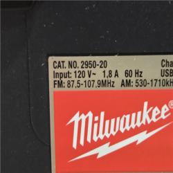 AS-IS Milwaukee Lithium-Ion Cordless PACKOUT Radio/Speaker with Built-In Charger