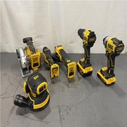 AS-IS - DEWALT 20-Volt MAX ToughSystem Lithium-Ion 6-Tool Cordless Combo Kit