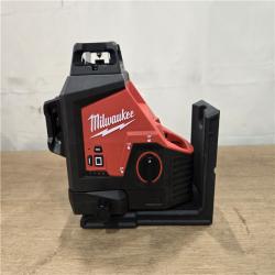 AS-IS Milwaukee 12V Cordless Green 250 ft. 3-Plane Laser Level Kit