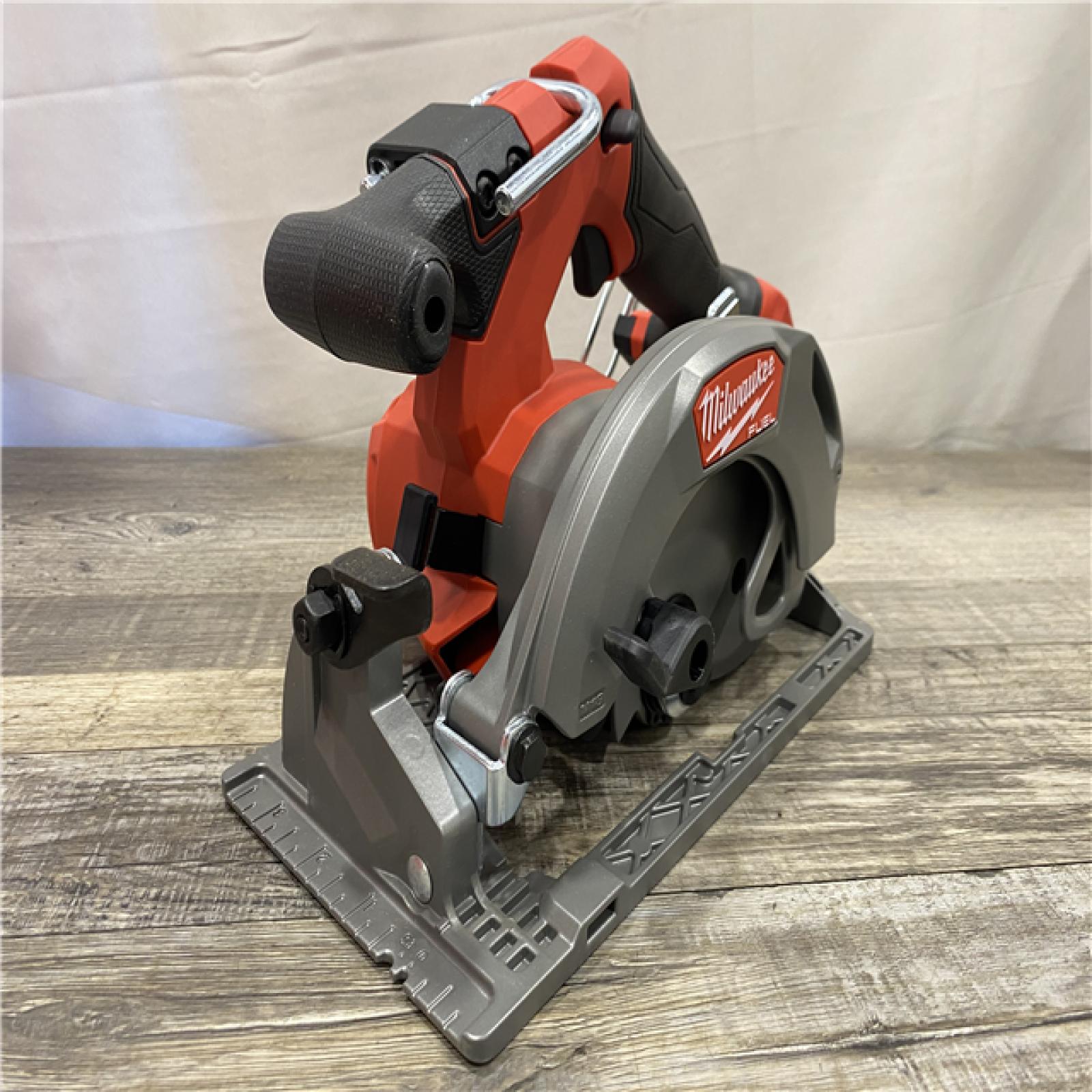 AS-IS Milwaukee FUEL 18V Lithium-Ion Brushless Cordless 6-1/2 in. Circular Saw (Tool-Only)