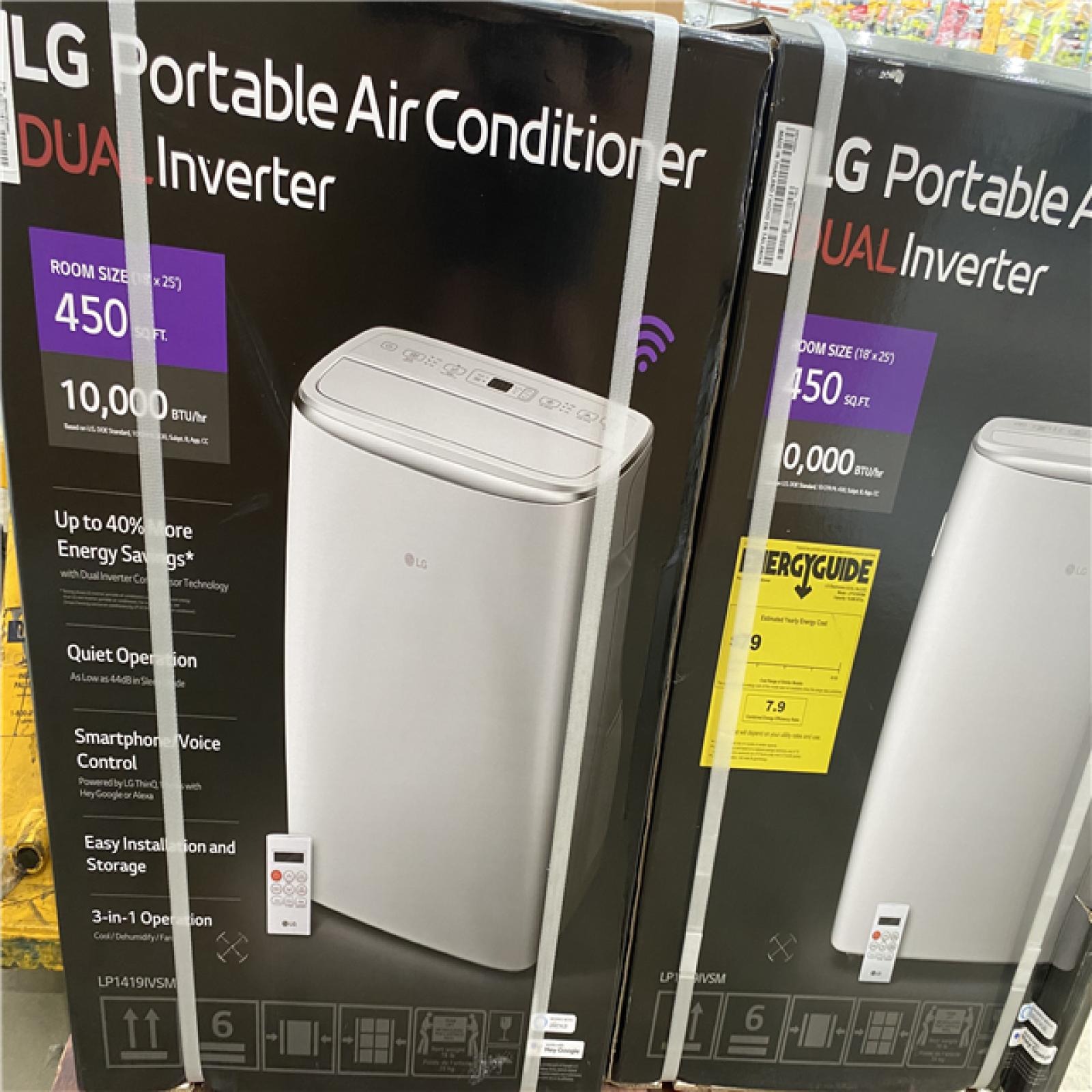 Houston Location AS IS - LG 10,000 BTU 115-Volt Room Air Conditioner Pallet