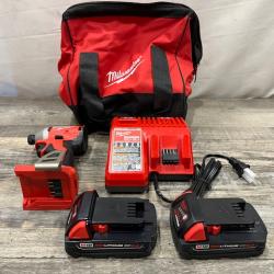 AS-IS Milwaukee 18V Lithium-Ion Brushless Cordless 1/4 in. Impact Driver Kit