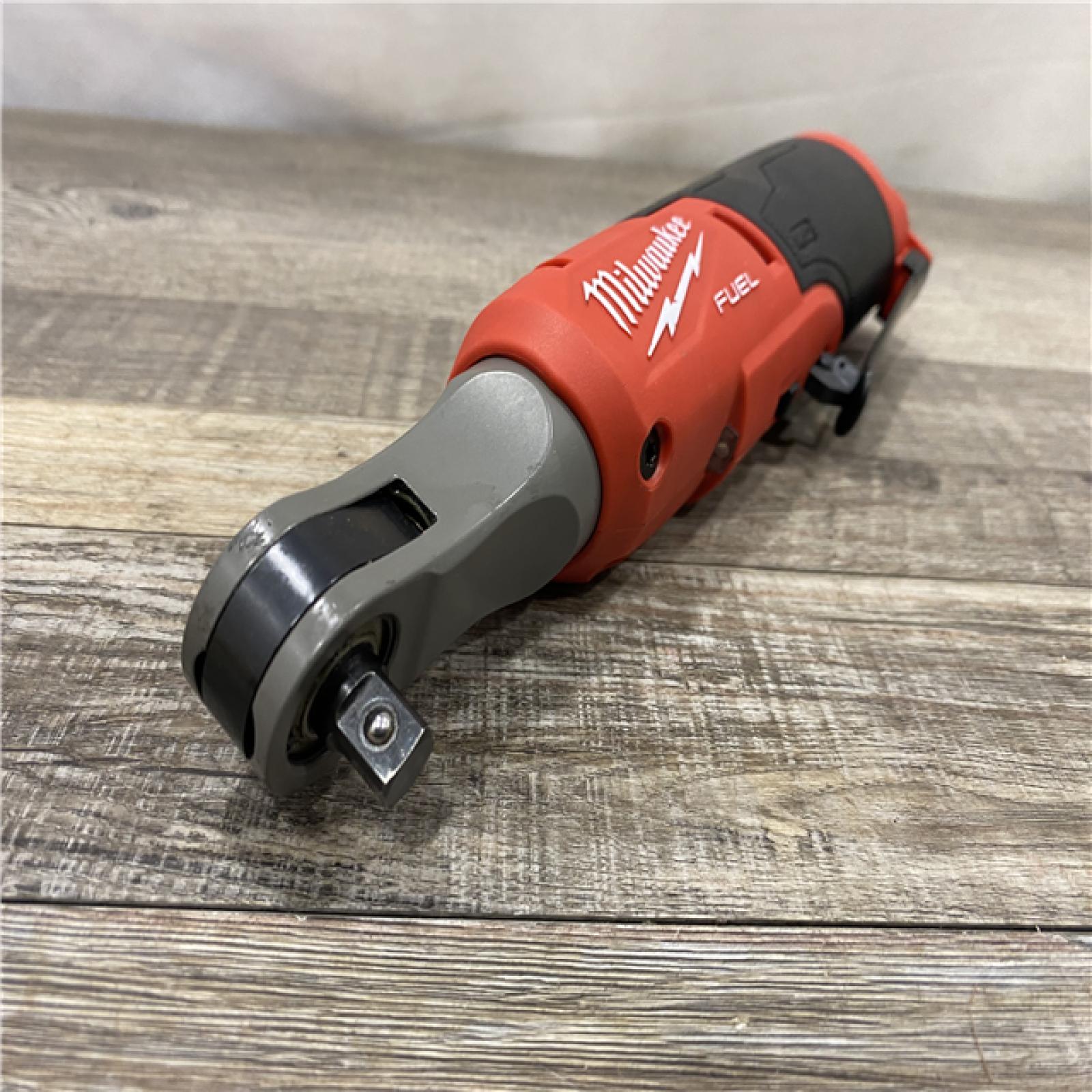 AS-IS Milwaukee FUEL 12-Volt Lithium-Ion Brushless Cordless High Speed 3/8 in. Ratchet (Tool-Only)