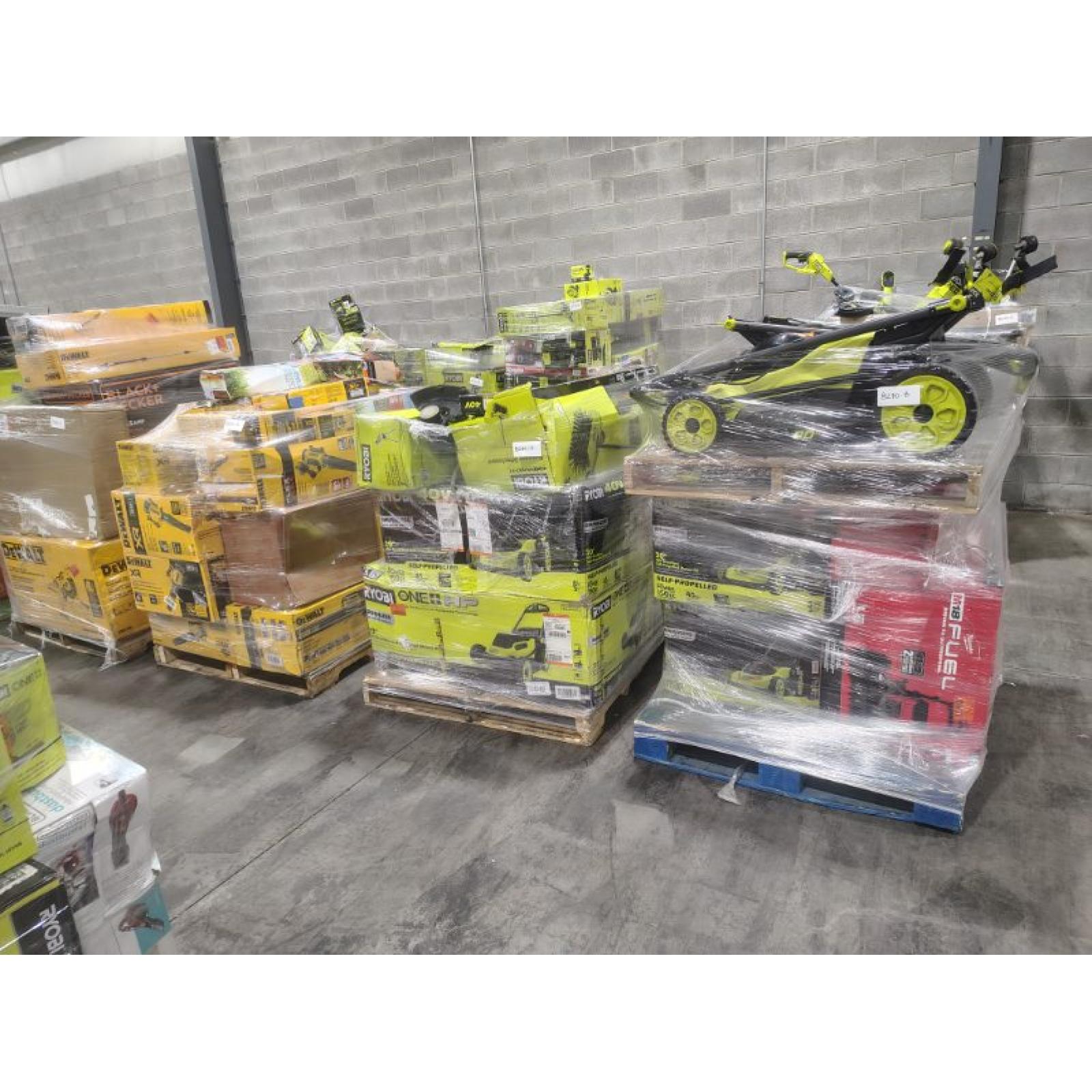 Pittston Location As-Is Power Tools Partial Truckload (13 Pallets) 8270-B