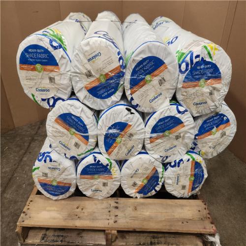 Phoenix NEW Coolaroo 6 ft. x 100 ft. Shade Fabric Cloth Roll Black - 70% UV Block Pallet (12-Rolls)