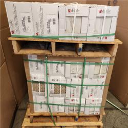 Phoenix Location AS-IS Daltile Lamora Marble Gilded White 8 in. x 9 in. Glazed Porcelain Hexagon Floor and Wall Tile (599 sq. ft./64 Case)
