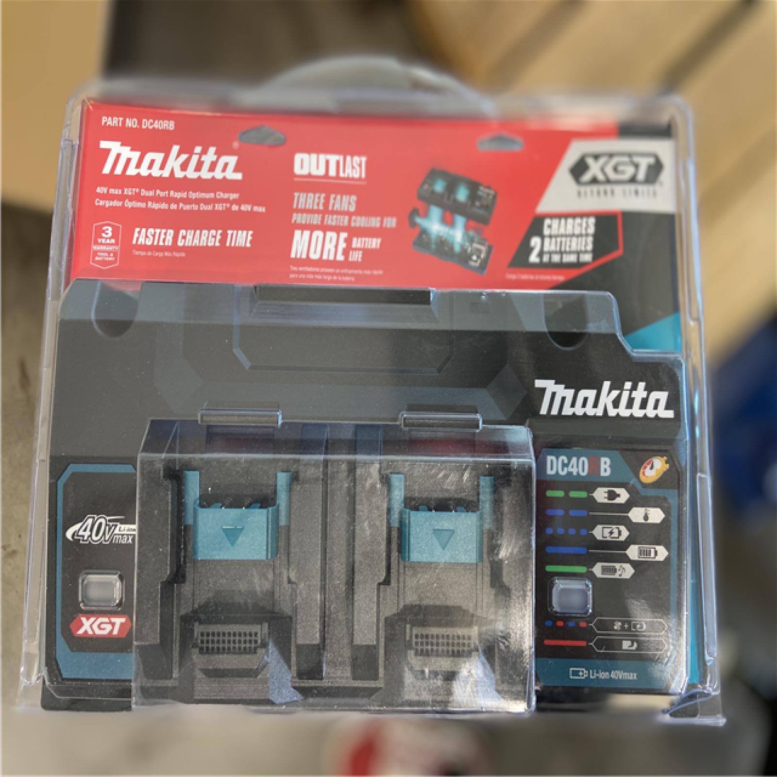 NEW! - Makita 40V max XGT Dual Port Rapid Optimum Charger