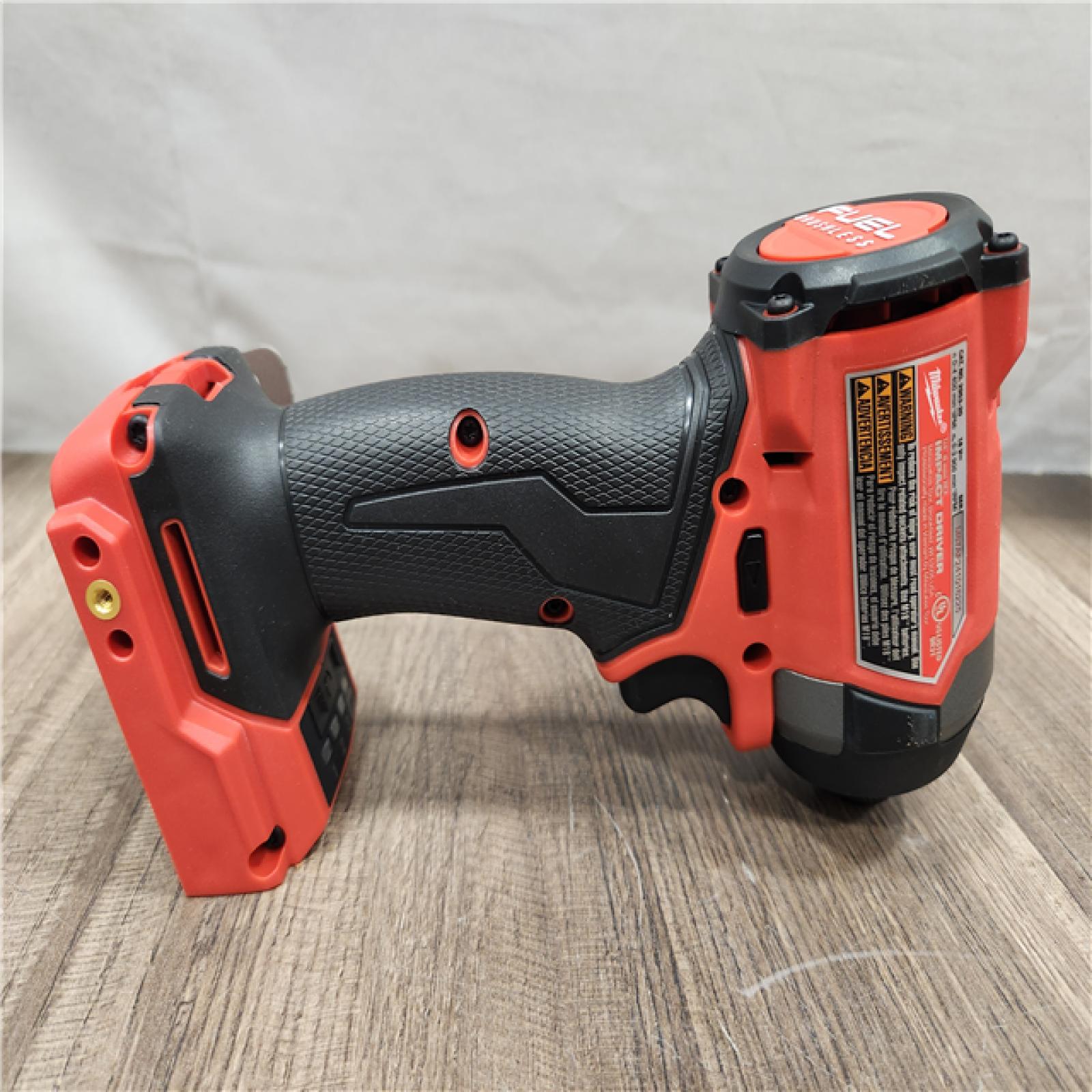 AS-IS- Milwaukee 18V Lithium-Ion Brushless Cordless 1/4 Hex Impact Driver (Tool-Only)