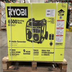 DALLAS LOCATION-RYOBI 6 500-Watt Gasoline Powered Portable Generator