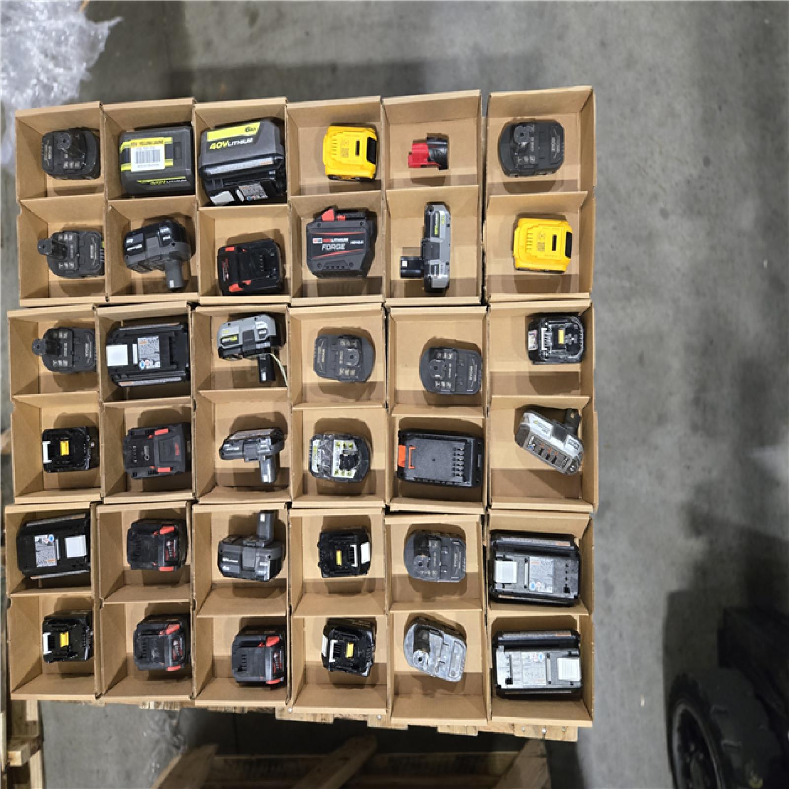 DALLAS LOCATION- AS-IS BATTERY PALLET