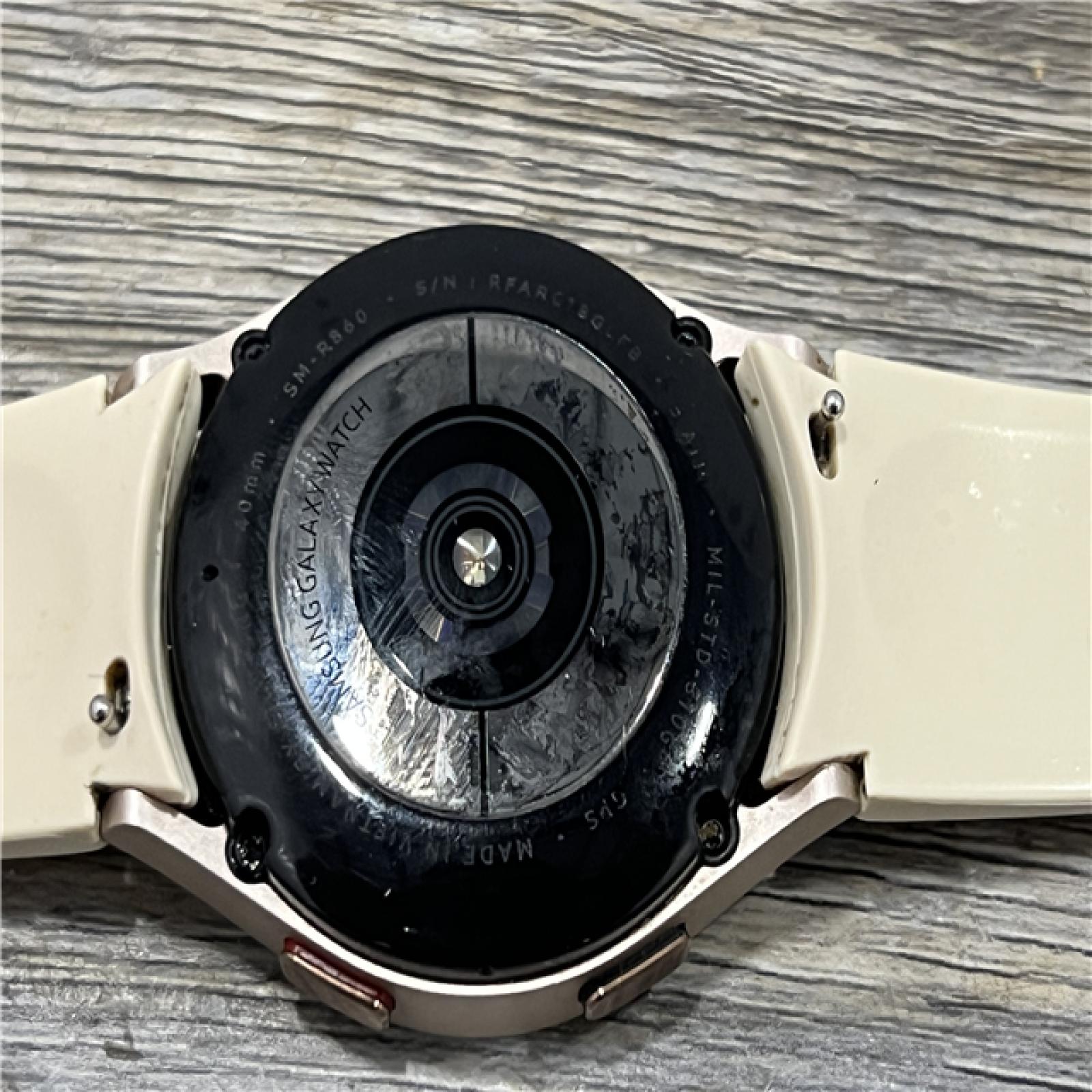 AS-IS Samsung Galaxy Watch4 40mm GPS Smart Watch, Pink Gold