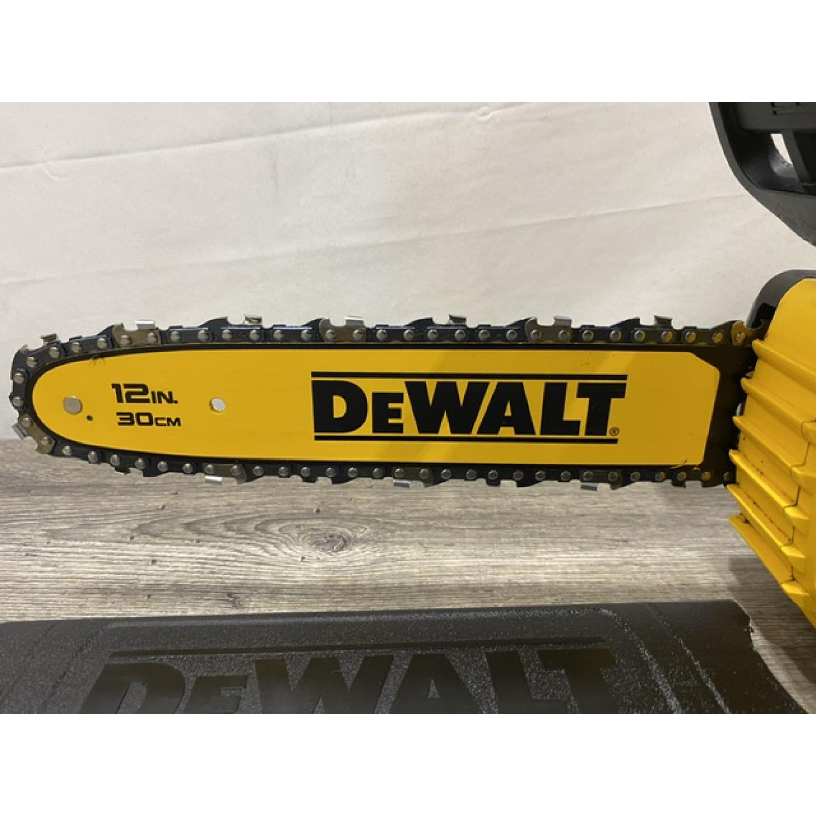 AS-IS DEWALT 20V MAX 12 in. Cordless Battery Powered Chainsaw (Tool Only)