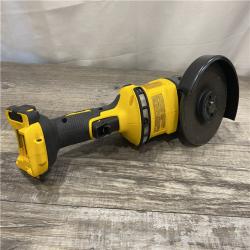 AS-IS DEWALT 60V MAX Cordless Brushless 4.5 in. to 6 in. Small Angle Grinder with Kickback Brake (Tool Only)