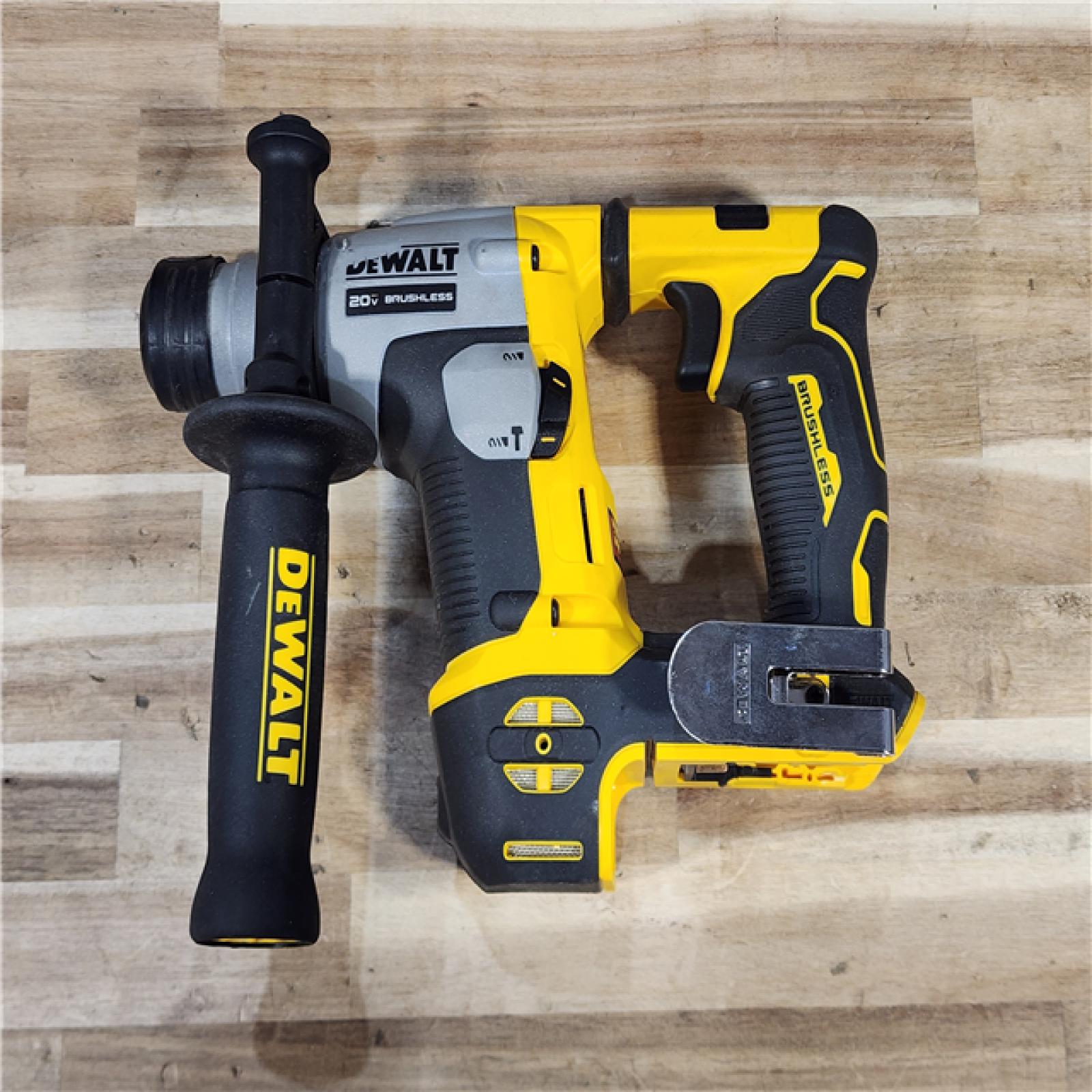 HOUSTON LOCATION - AS-IS DEWALT ATOMIC 20V MAX Cordless Brushless Ultra-Compact 5/8 in. SDS Plus Hammer Drill (Tool Only)