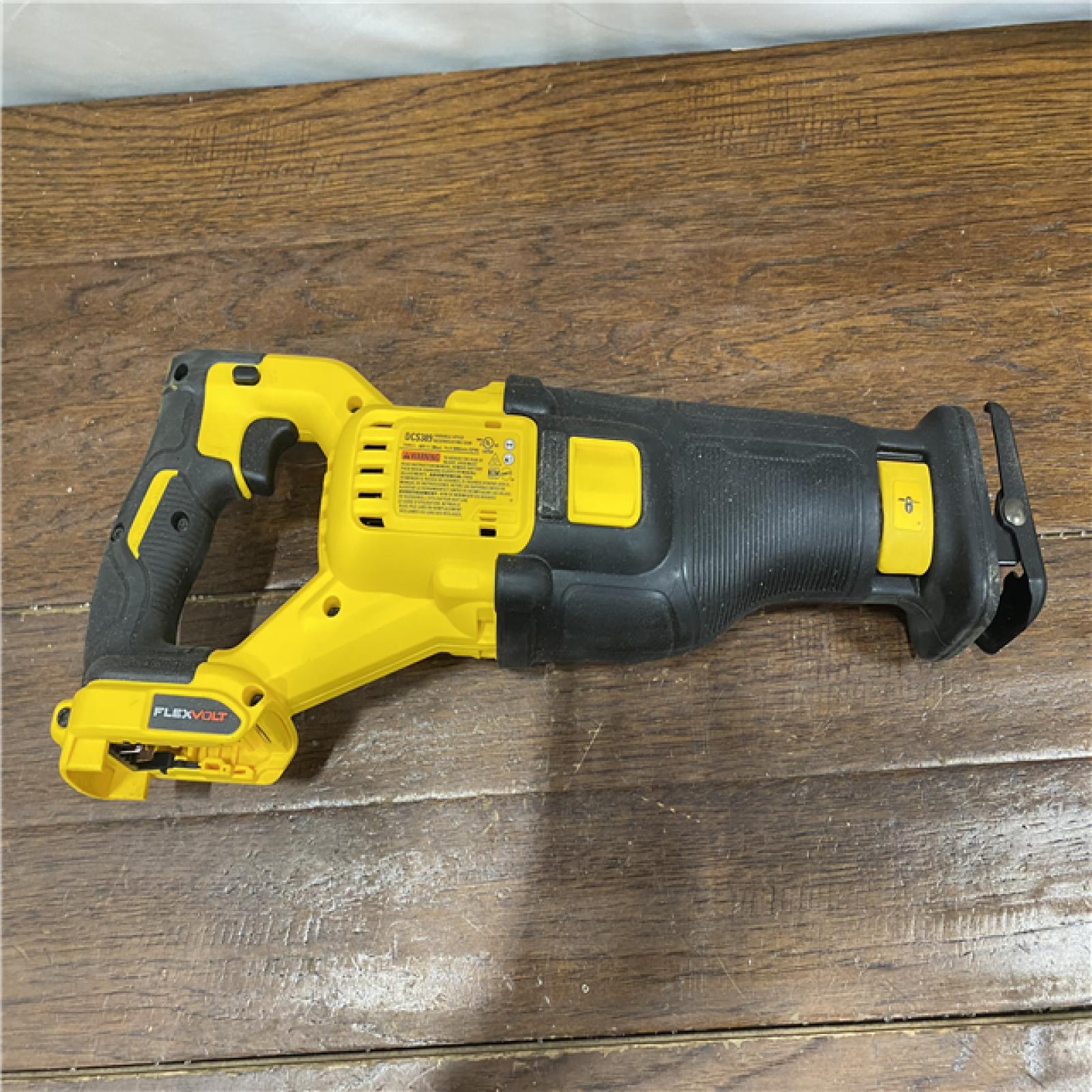 AS-IS DeWalt DCS389B FLEXVOLT 60V MAX Cordless Brushless Reciprocating Saw (Tool-Only)