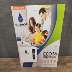 HOUSTON LOCATION - AS-IS (NEW) ECOSMART ECO36 TANKLESS ELECTRIC WATER HEATER