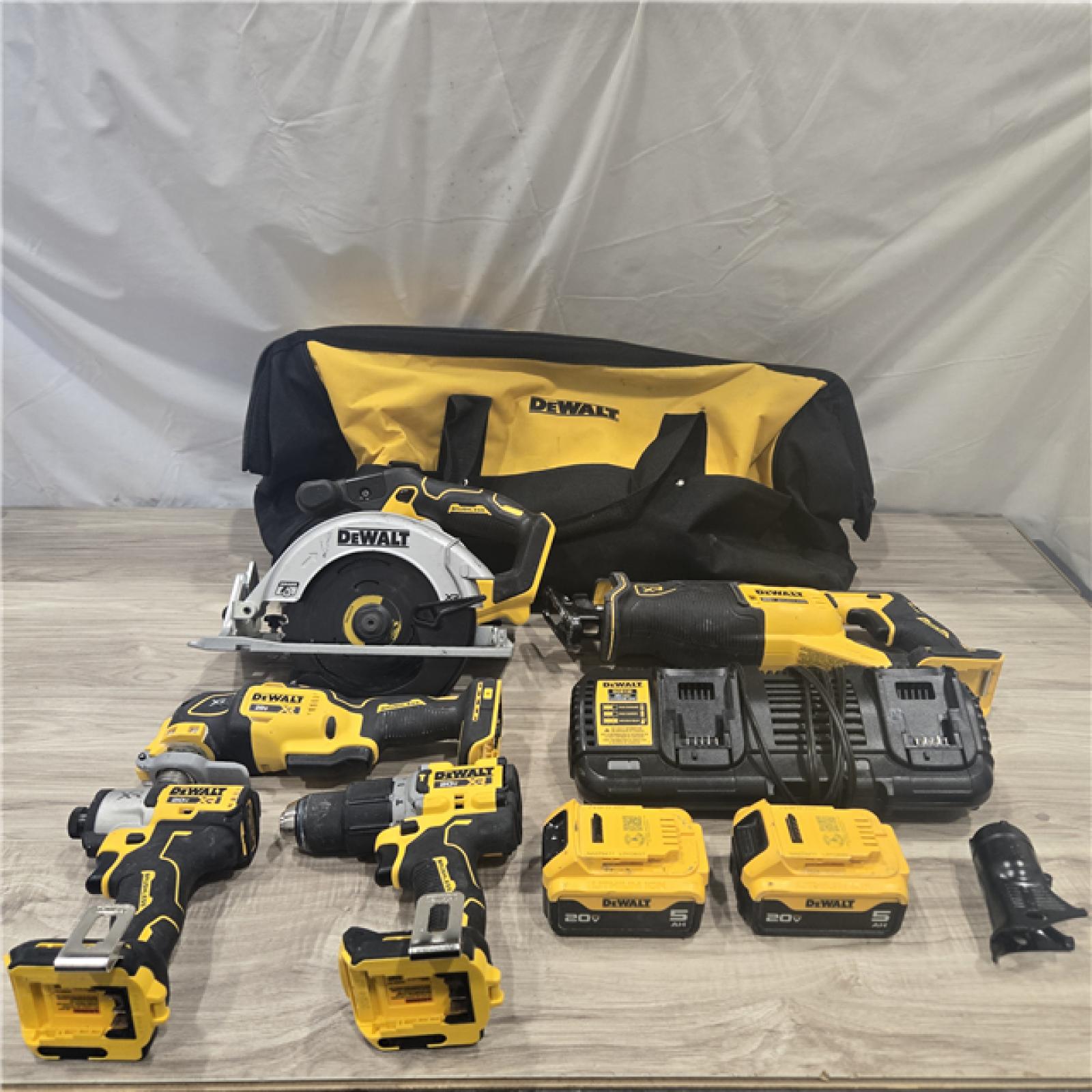 AS-IS  20-Volt XR Lithium-Ion 6-Tool Cordless Combo Kit