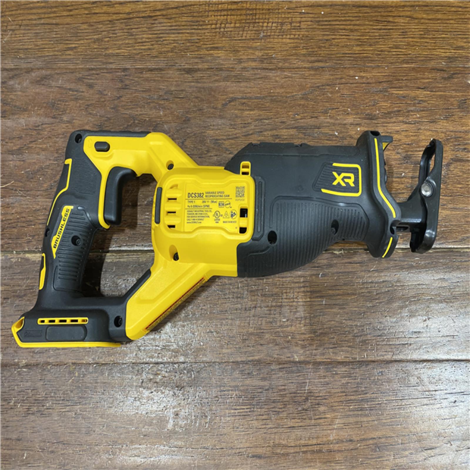 AS-IS DEWALT 20V MAX XR Cordless Brushless Reciprocating Saw (Tool Only)