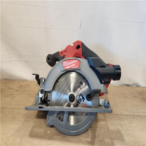 AS-IS- Milwaukee FUEL 18V Lithium-Ion Brushless Cordless 6-1/2 in. Circular Saw (Tool-Only)