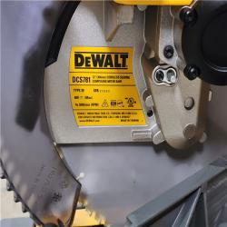 HOUSTON LOCATION - AS-IS DEWALT 60V Lithium-Ion 12 in. Cordless Sliding Miter Saw (Tool Only)