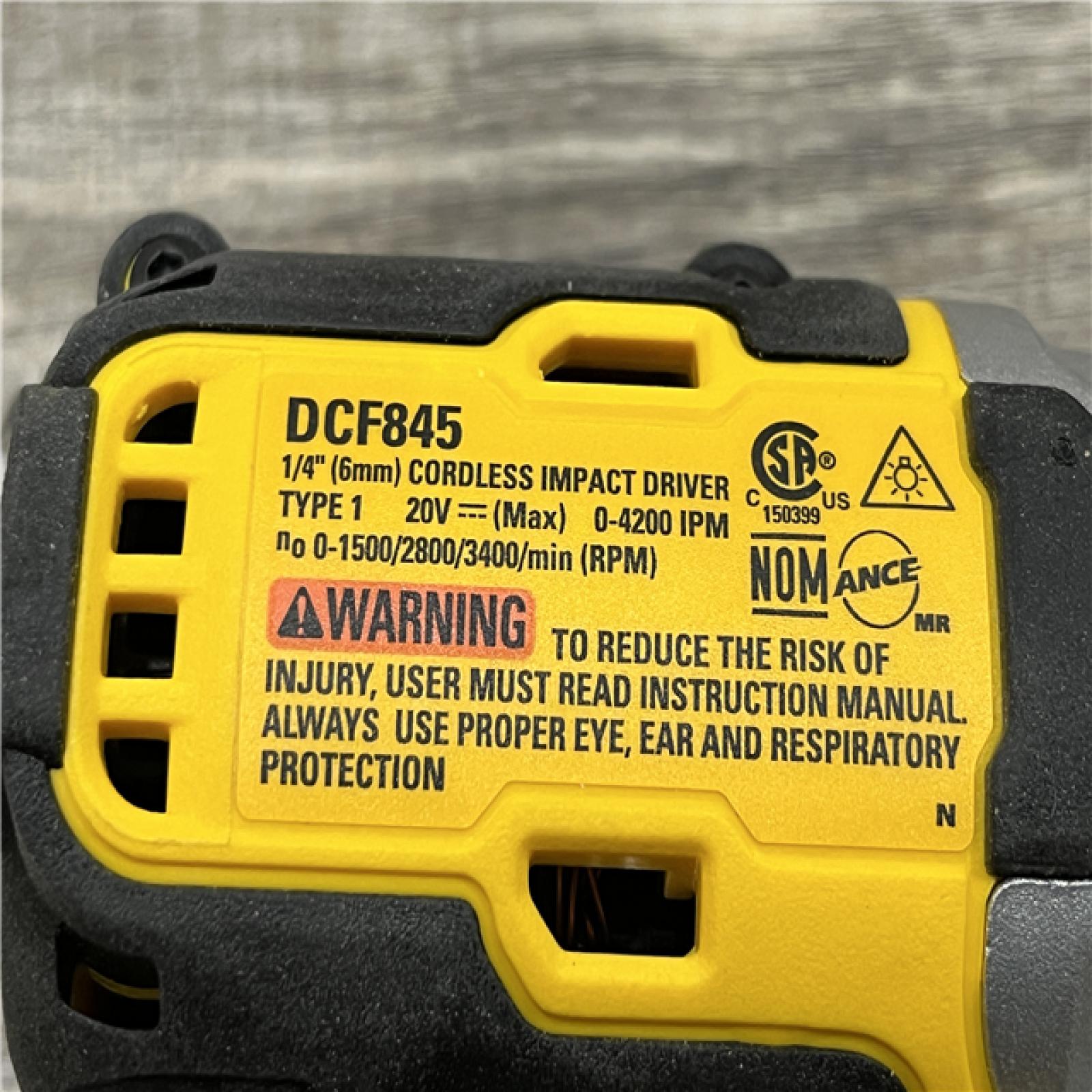 AS-IS DEWALT 20-Volt Maximum XR Cordless Brushless 1/4 in. 3-Speed Impact Driver (Tool-Only)