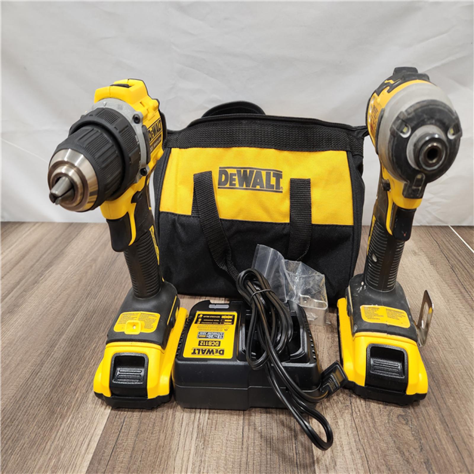 AS-IS - DEWALT ATOMIC 20-Volt MAX Lithium-Ion Cordless Combo Kit (2-Tool)