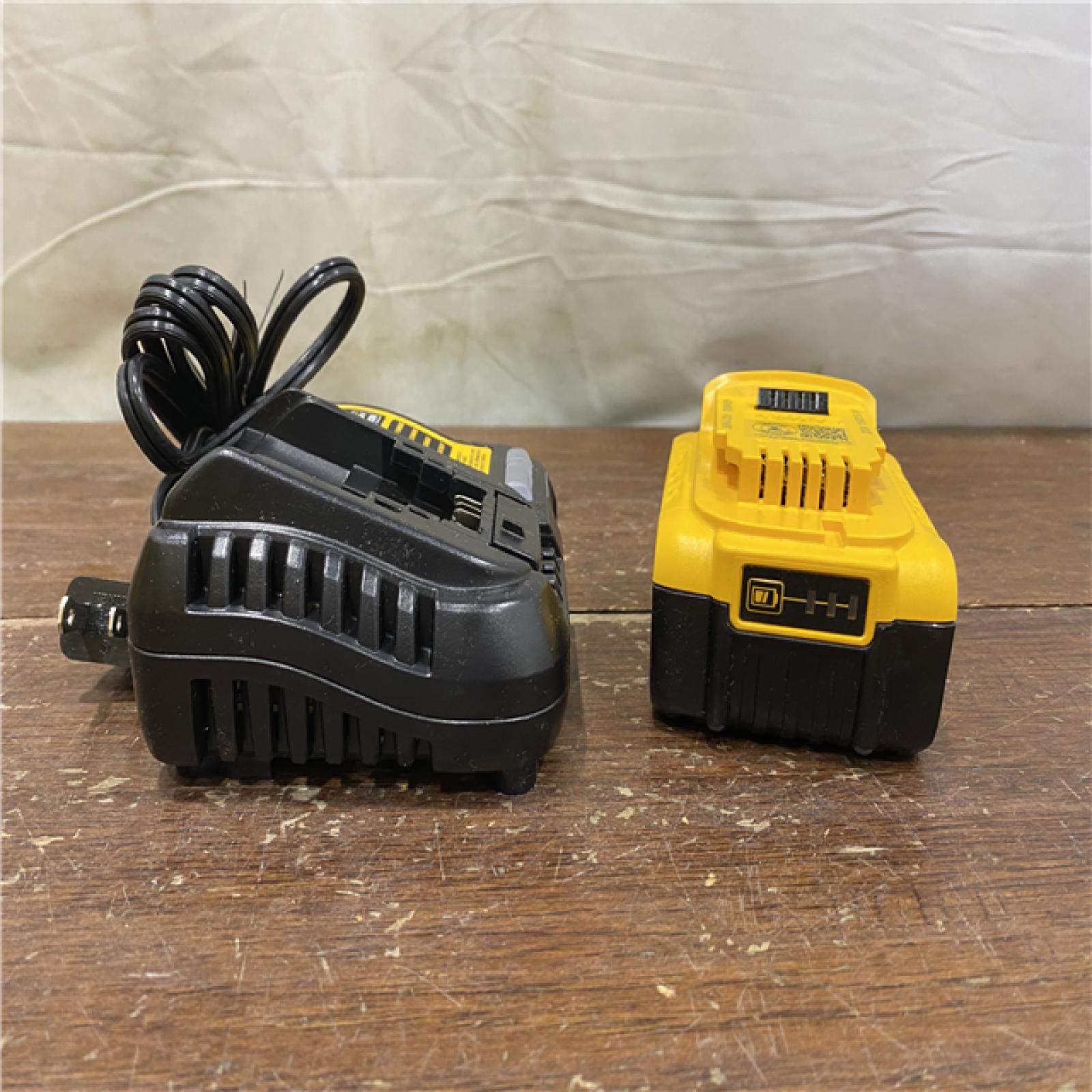 AS-IS DEWALT 20-Volt Maximum XR 5.0 Ah Battery Pack and Charger