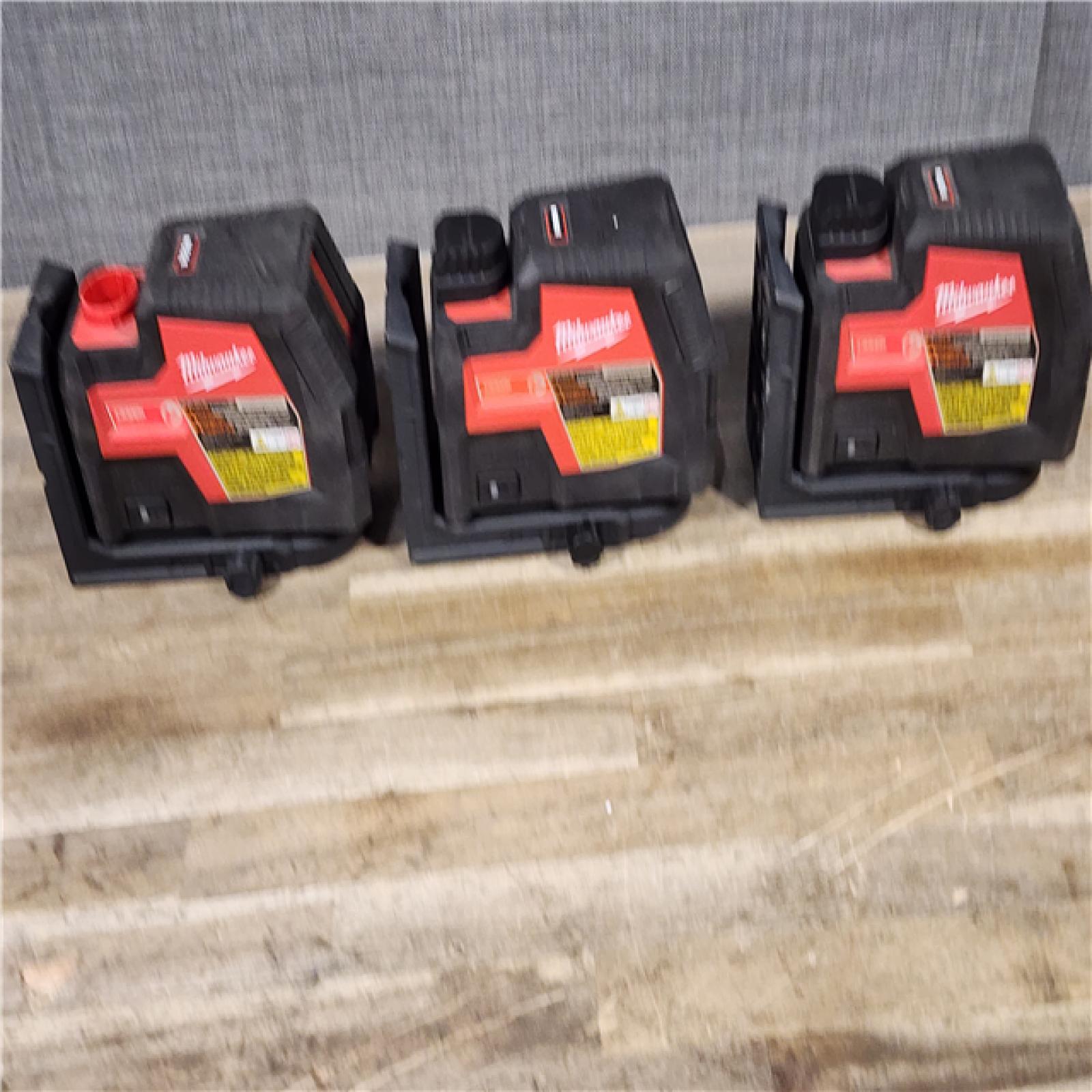 HOUSTON LOCATION - AS-IS MILWAUKEE 3 LASER TOOL COMBO