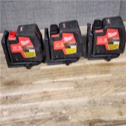 HOUSTON LOCATION - AS-IS MILWAUKEE 3 LASER TOOL COMBO