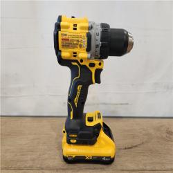 AS-IS- DEWALT 20V XR Lithium-Ion Cordless Brushless 1/2 in. Drill/Driver Kit