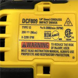 AS-IS DEWALT Atomic 20V Max Lithium-Ion Brushless Cordless Compact 1/4 in. Impact Driver Kit
