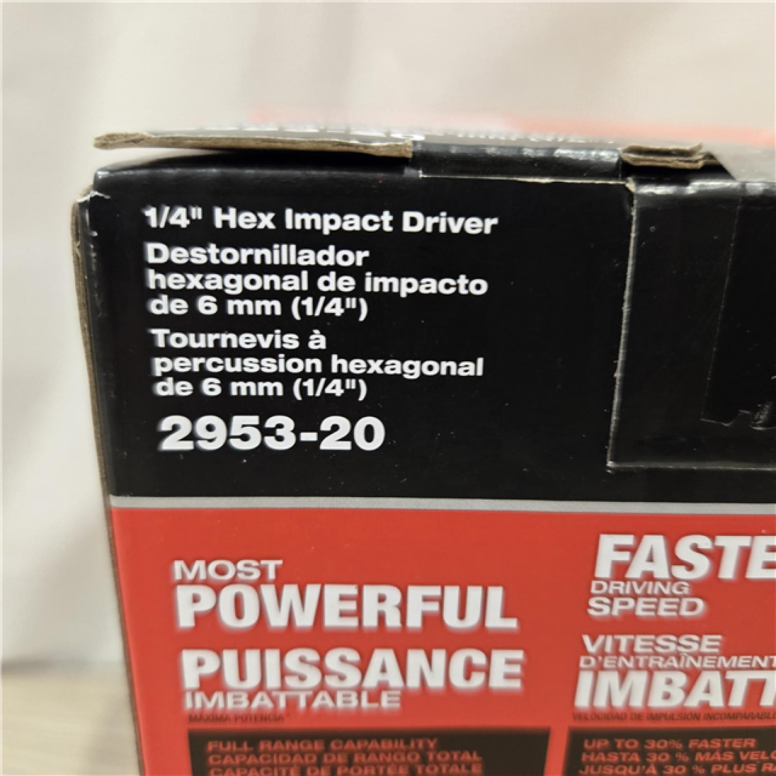 NEW! - Milwaukee 2953-20 18V Cordless 1/4 Hex Impact Driver (Tool-Only)
