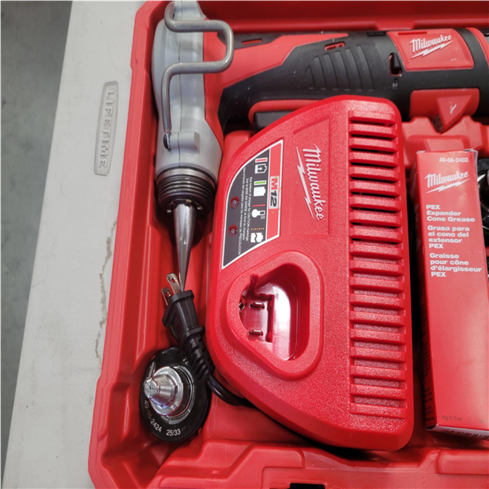 CALIFORNIA AS-IS MILWAUKEE M12 PEX EXPANDER KIT