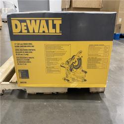 Dallas Location -NEW- DWS780- DEWALT 12-in 15-Amp Dual Bevel Sliding Compound Corded Miter Saw(Lot Of 2)