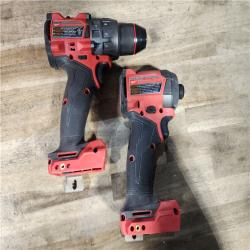 HOUSTON LOCATION - AS-IS Milwaukee FUEL 18V Lithium-Ion Brushless Cordless Hammer Drill and Impact Driver Combo Kit